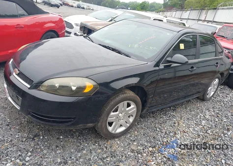 2013 Chevrolet Impala Lt из США, поврежденный, VIN 2G1WG5E36D1132625